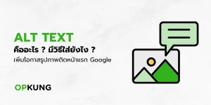 Alt Text รูปภาพ คืออะไร